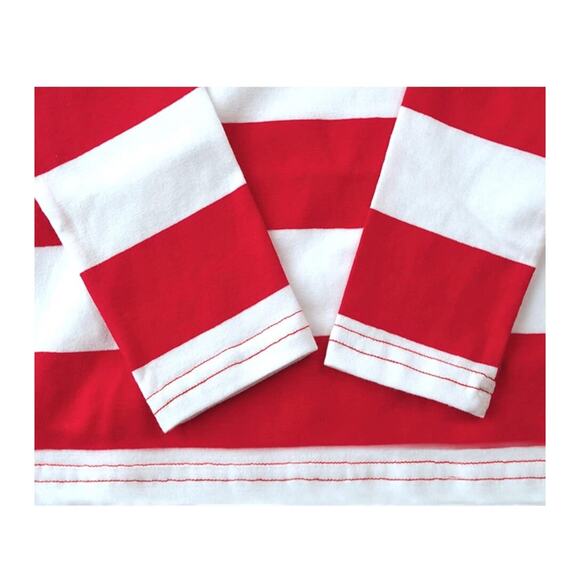 Spring&Gege Boy's Long Sleeve Striped Crew Neck T-Shirt Red - NWT! - Picture 8 of 9